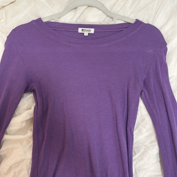LA Made Long Sleeve Thermal - Purple - Picture 5 of 5